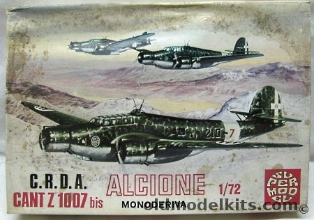 Supermodel 1/72 C.R.D.A. Cant Z 1007 bis Alcione Monoderiva, 10-005 plastic model kit